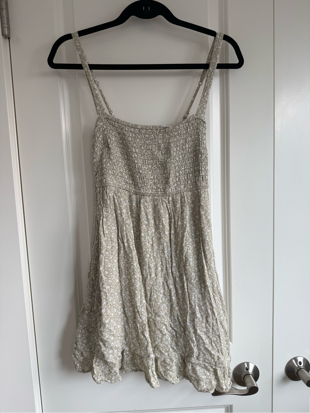 Abercrombie & Fitch Floral Smocked Mini Dress